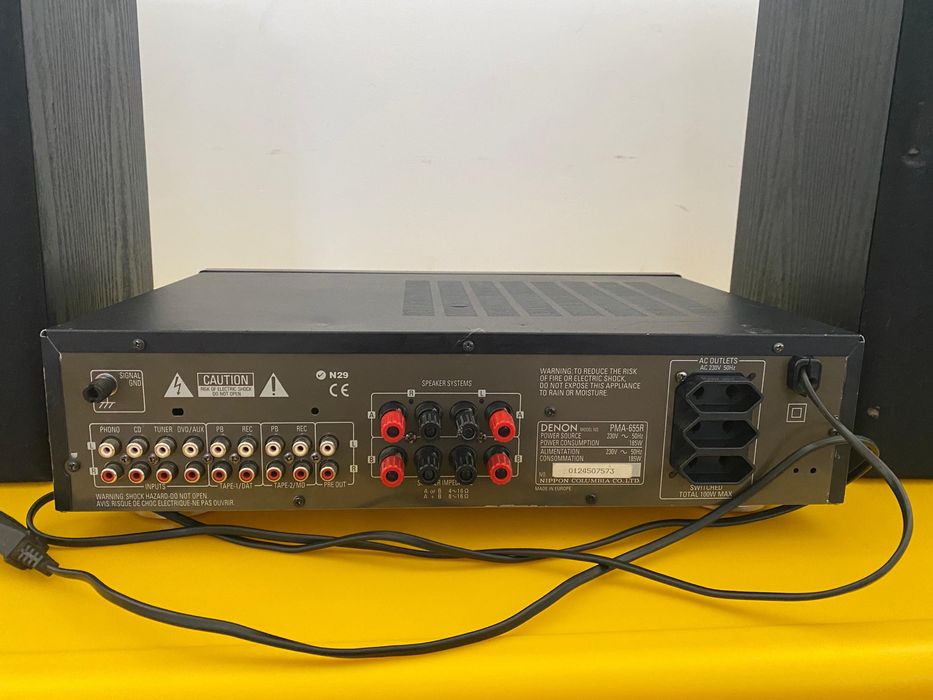 Amplificator Denon PMA-655R, boxe ELAC ELX8060