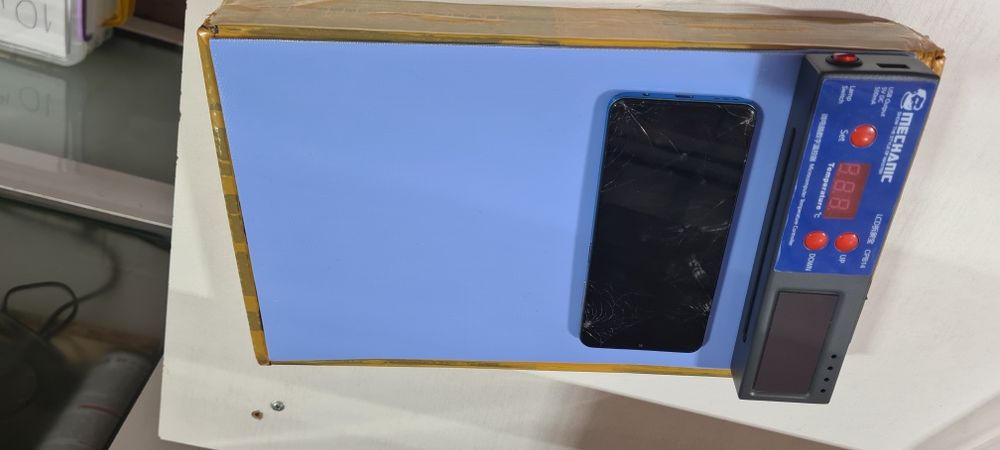 Plita service gsm,încălzire,dezlipire ecrane