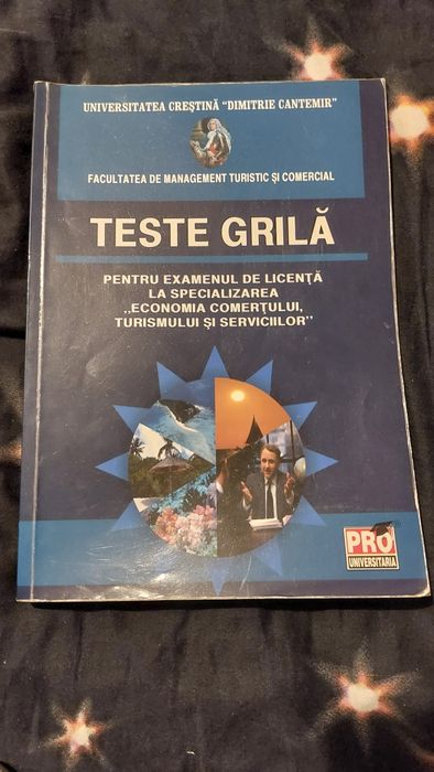 Set de 8 carti pt. facultatea de Management turistic si comercial