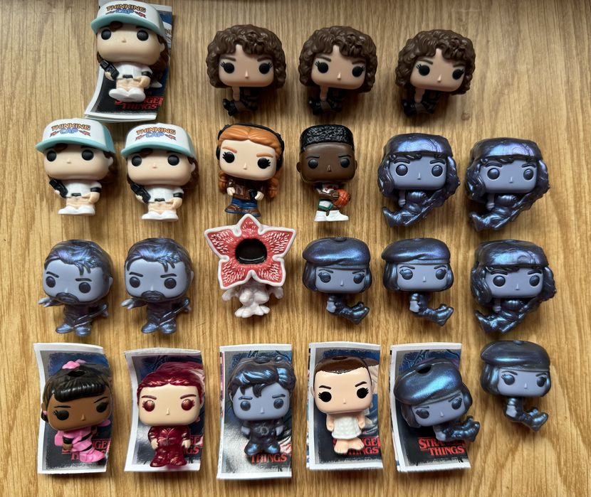 Kinder Joy фигурки по Stranger things (очень странные дела)