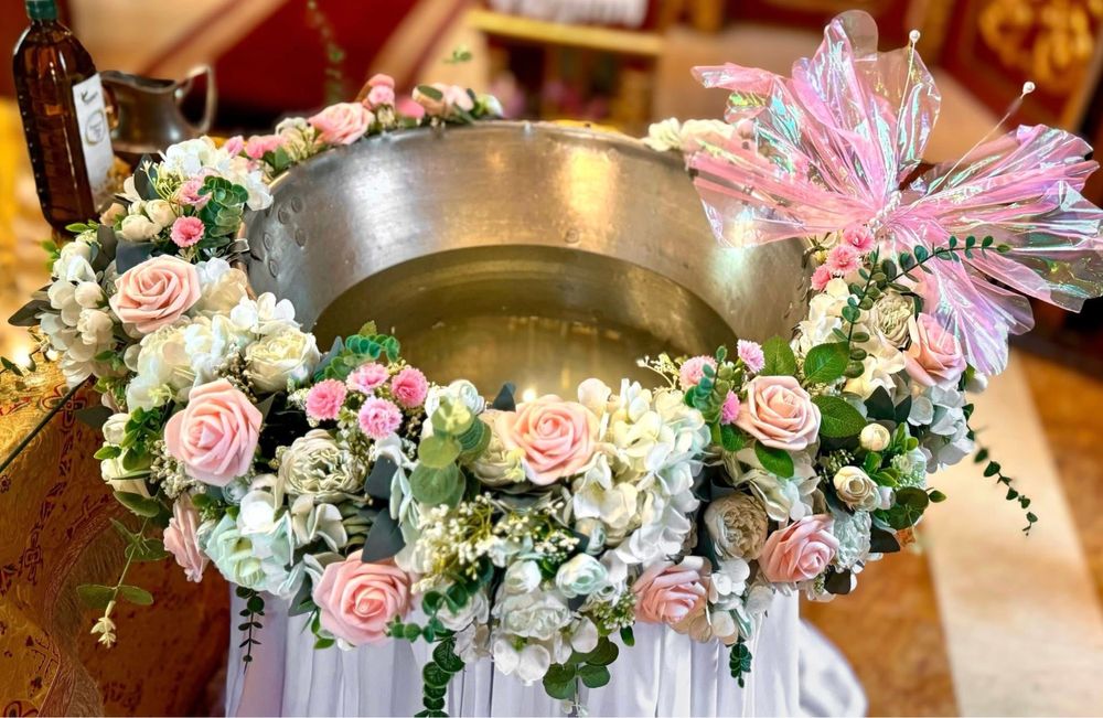 Decor botez/Aranjament Cristelnita