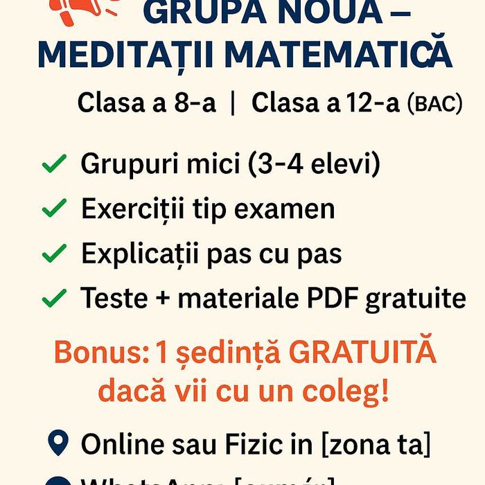 Matematica- Evaluare Nationala +BAC Tehnologic si Stiinte