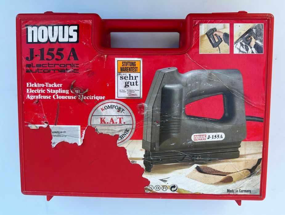 NOVUS J-155A - Електрически такер неразличим от нов!