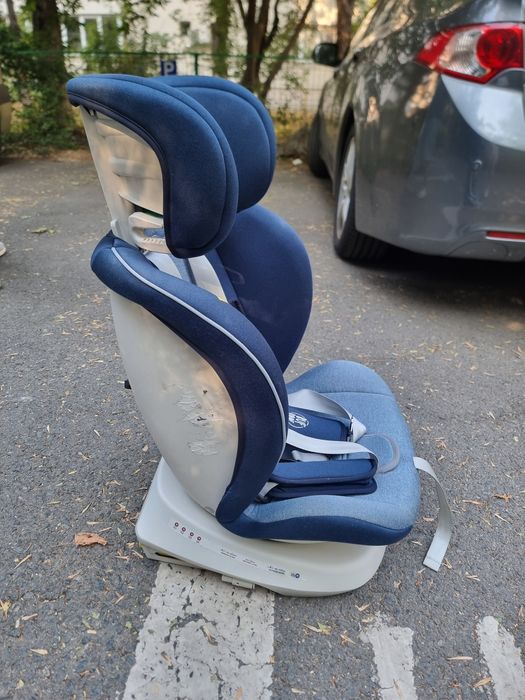 Scaun auto Tweety Plus iSize Buf Boof Blue cu isofix Rotativ 360 grade