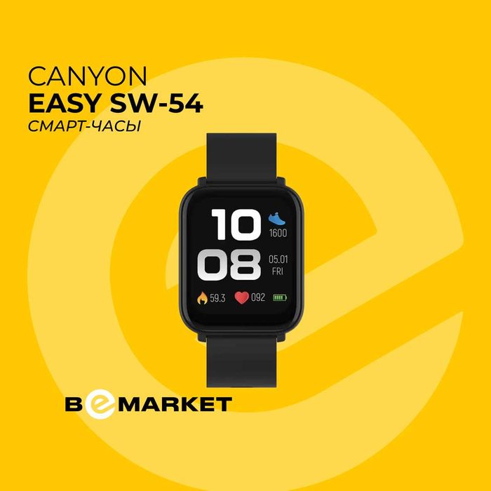 Смарт-часы Canyon Easy SW-54 Black