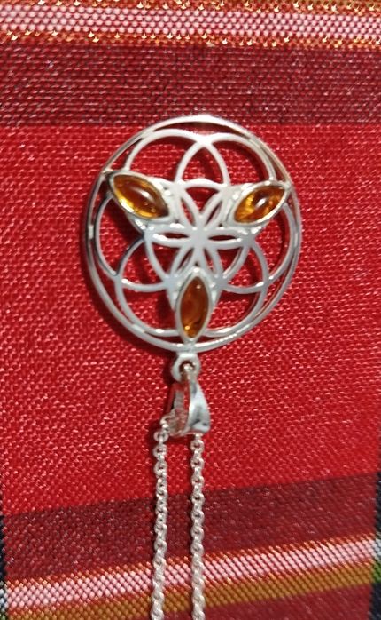 Pandantiv plus lanț argint