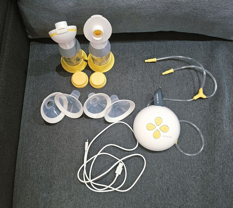 Medela Електрическа двойна двуфазна помпа за кърма Swing Maxi Flex
