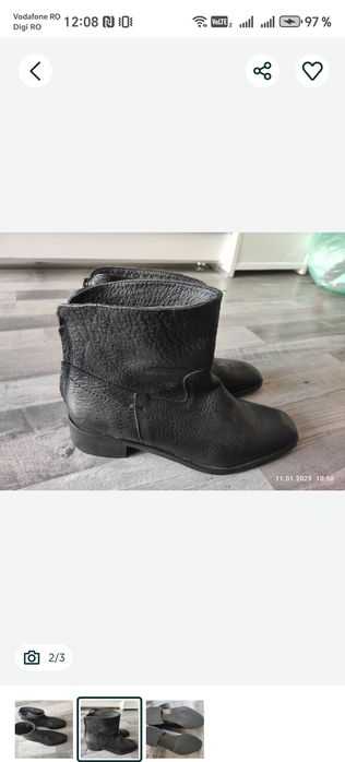 Ghete piele naturala