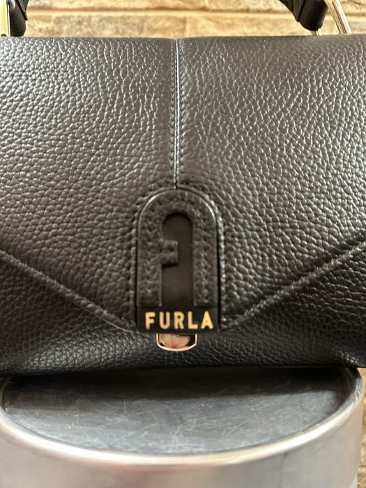Дамска чанта FURLA Dafne S top handle black
