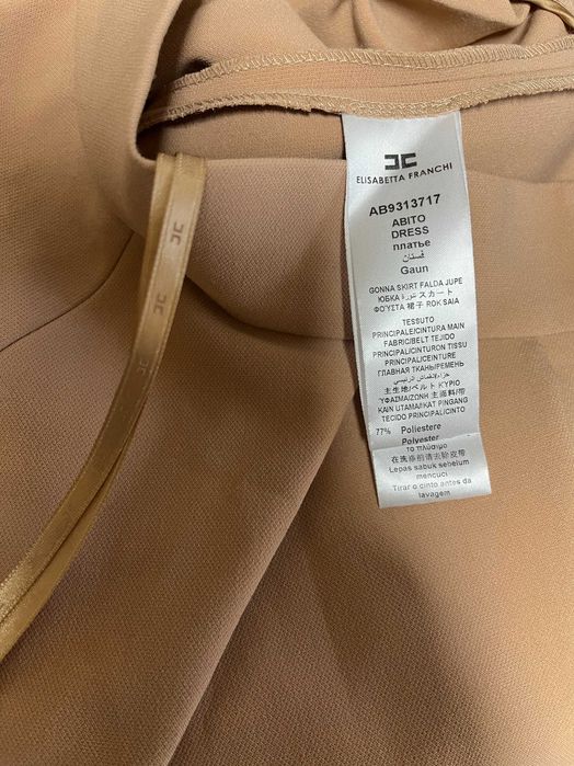 Elisabetta Franchi рокля М/Elisabetta Franchi пола М+подарък колан/H&M топ с пайети S размер нов