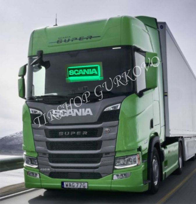 Светещи Огледални Табели за Камиони 24V  СКАНИЯ МАН ДАФ ВОЛВО МЕРЦЕДЕС