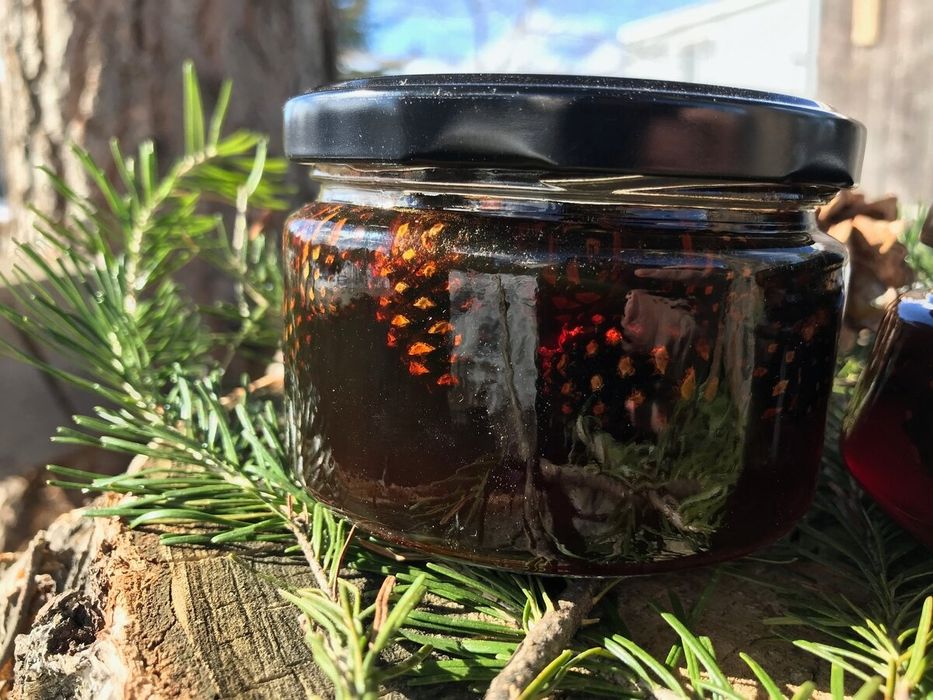 Варенье из шишек сосны