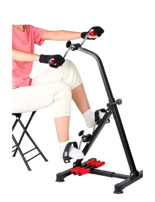 Мини велотренажер + массаж для ног
