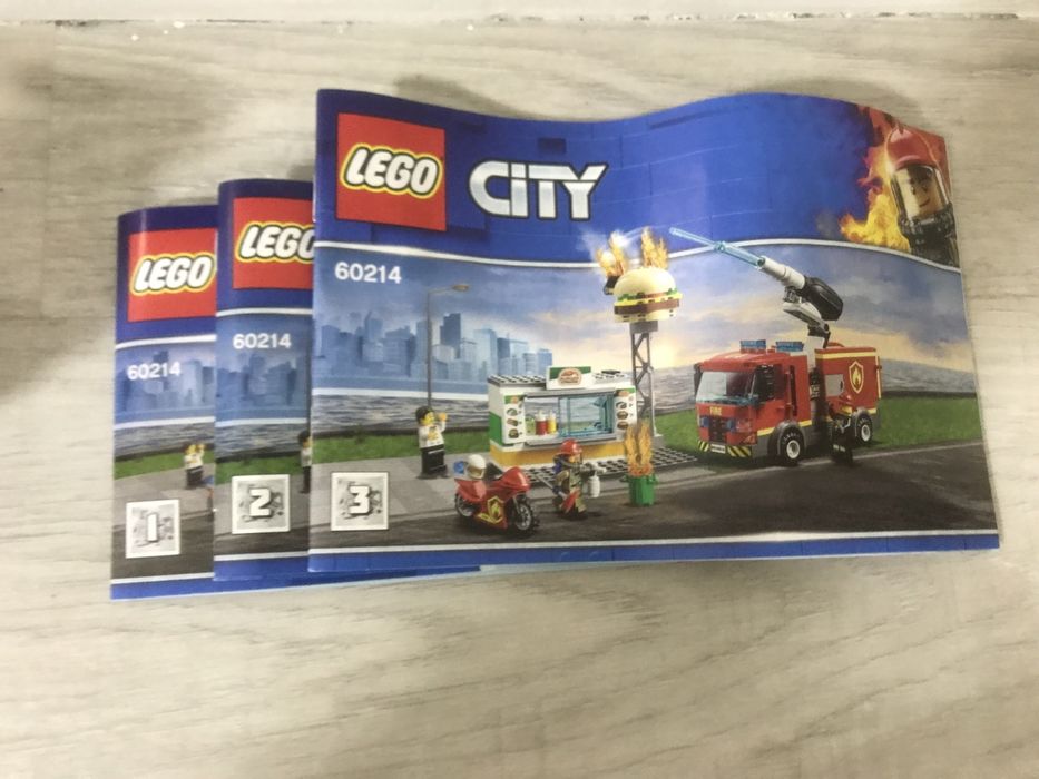 Лего пожарный набор