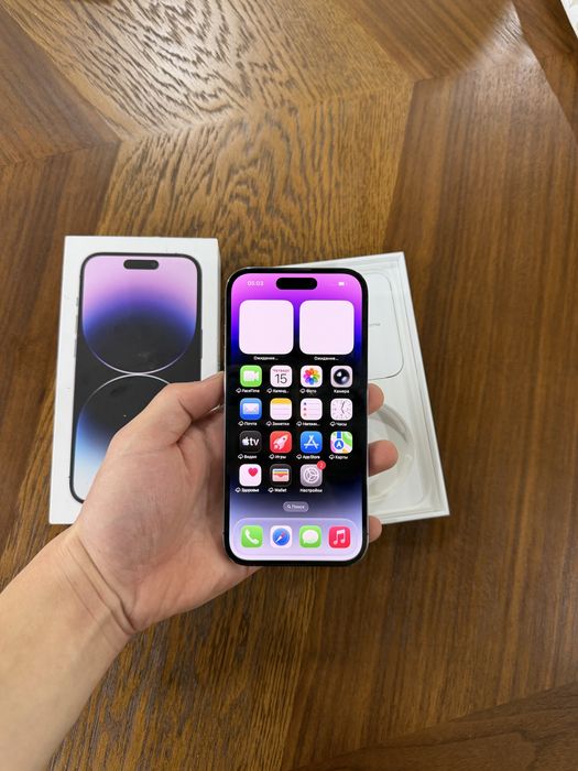 Iphone 14 pro purple в достойном состоянии