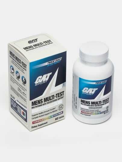 GAT Mens Multi+Test Бустер тестестерона и мега заряд витаминов ! 150т