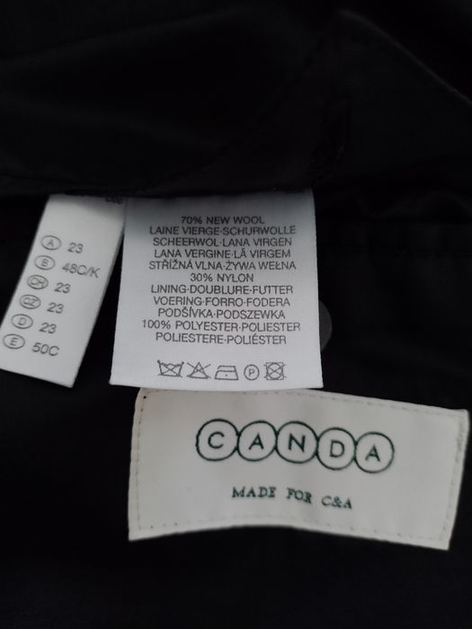 Palton mărime mare lână 70%