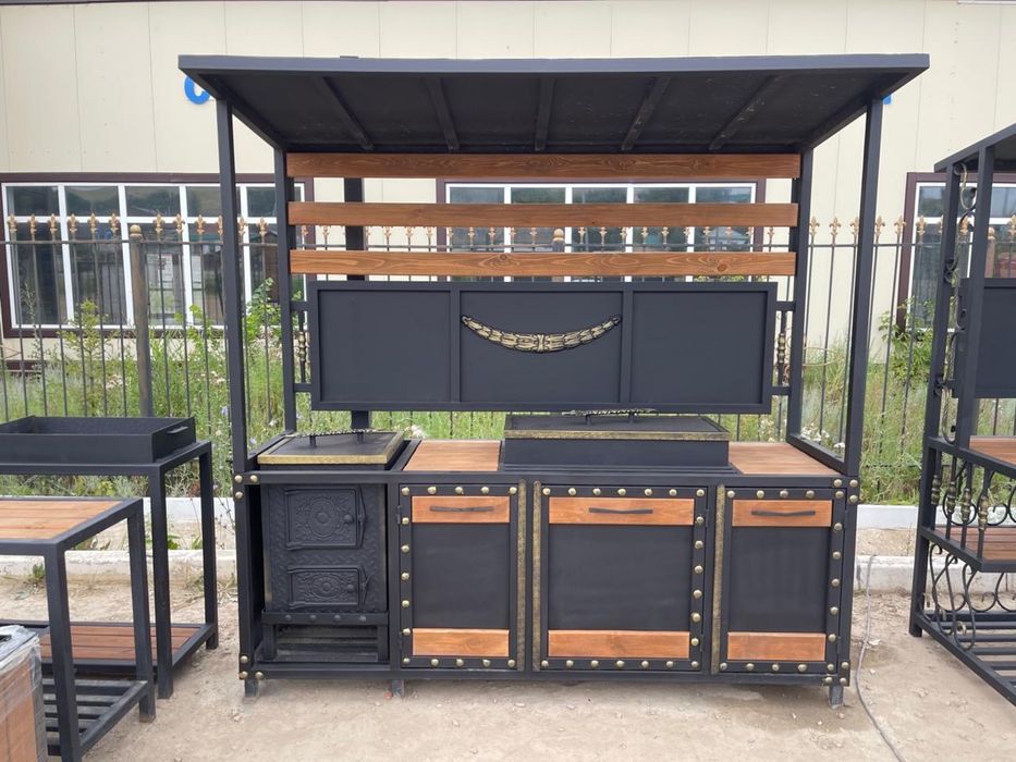 Беседка качеля.