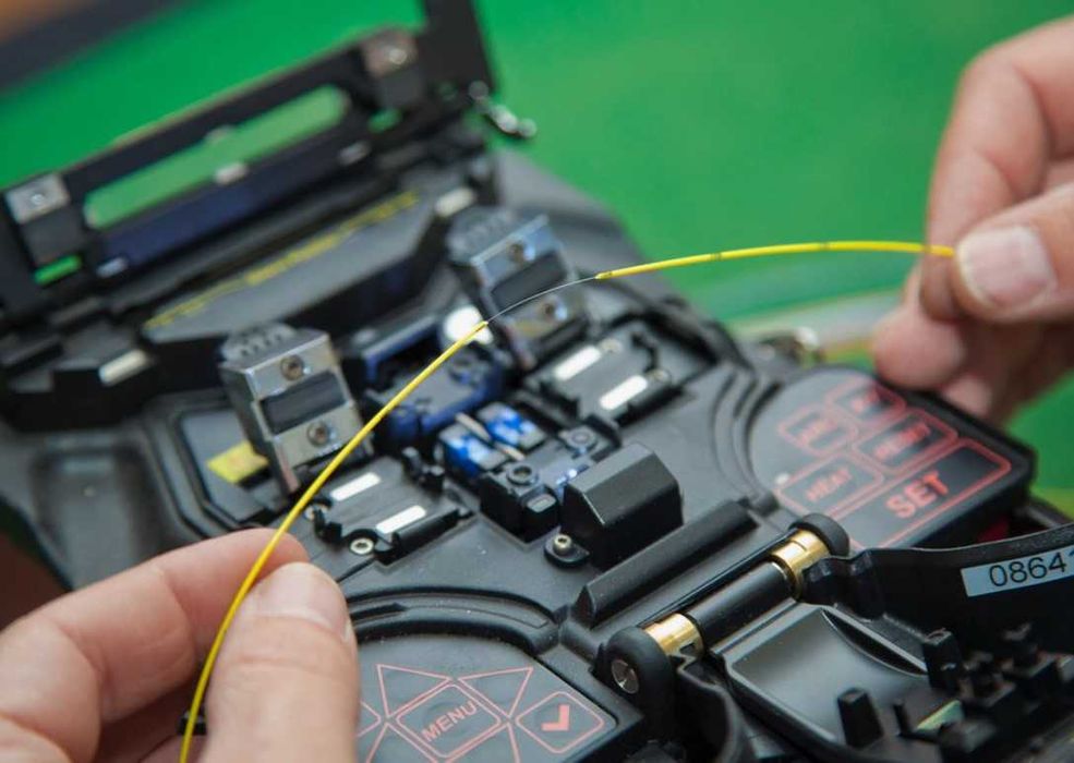 волокно оптика сварка, optik tolali liniyalarni payvandlash