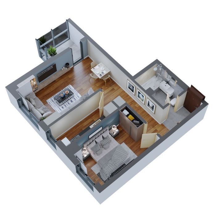 Apartament 2 Camere | TIP 5 | 58mp | Complex Comat Towers