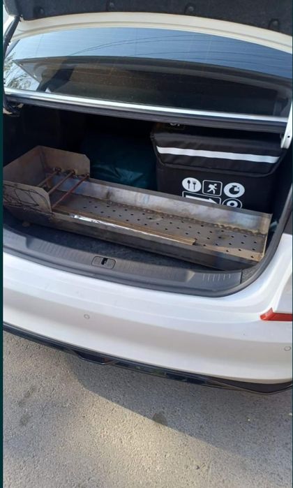 Мангал со съемными ножками