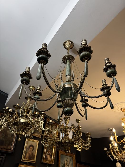 Candelabru- bronz- marmura