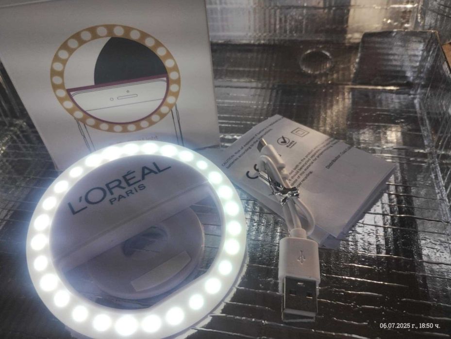 selfie LED Light лампа за телефон