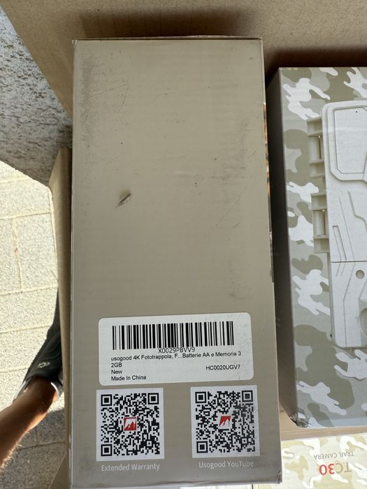 Camera urmarire animale usogood tc30 4k nightvision cu baterii + card