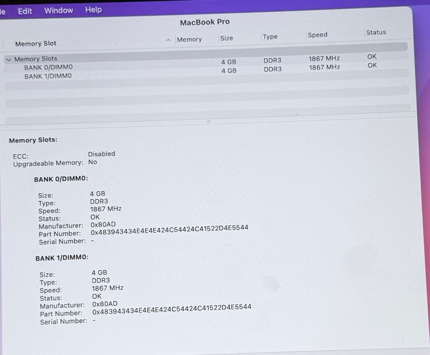 Apple Macbook Pro 13’’