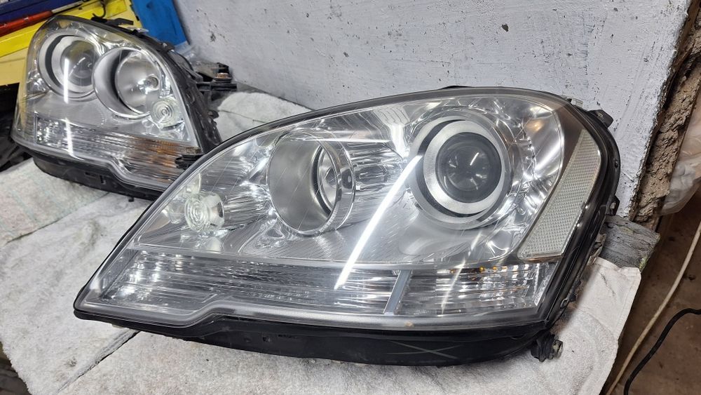 Фарове за Мерцедес МЛ фейс. Фарове за Mercedes ML w164 Facelift