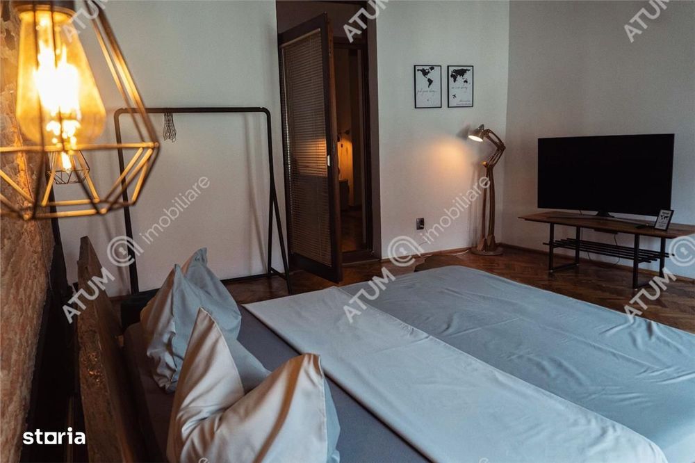 Doua studiouri renovate la etajul 1 zona Centrala\/Pietonala din Sibi