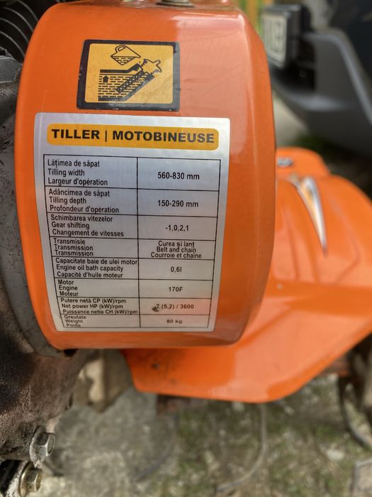 Motocultor Ruris 650 cc