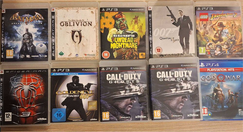 Lot Jocuri Playstation PS3 PS4 cu manual
