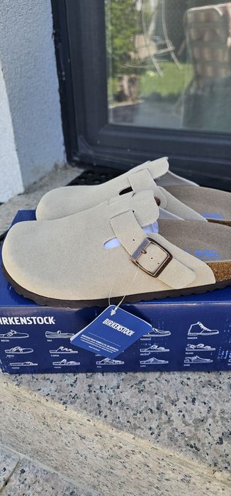 Birkenstock boston size 38 khaki bej