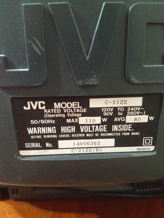 Телевизор   JVC  на запчасти.