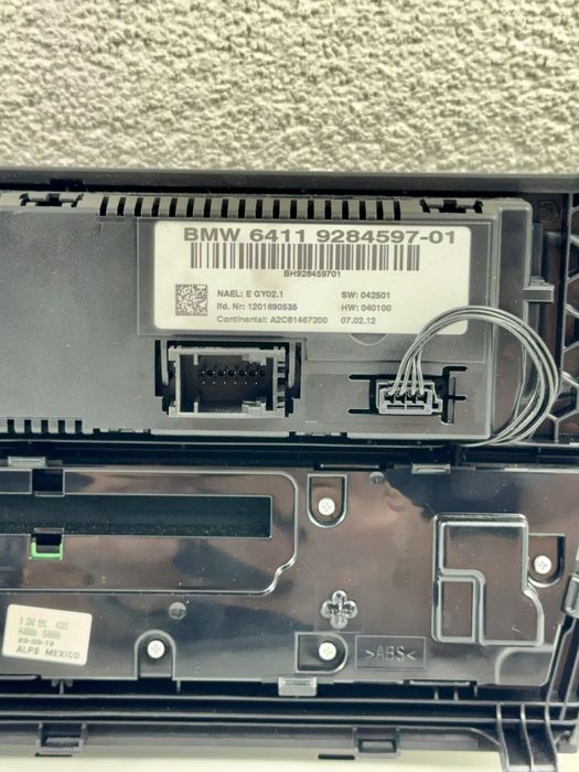 Panou Clima / Climatronic Interfata Radio BMW X3 F25 Incalzire Scaune