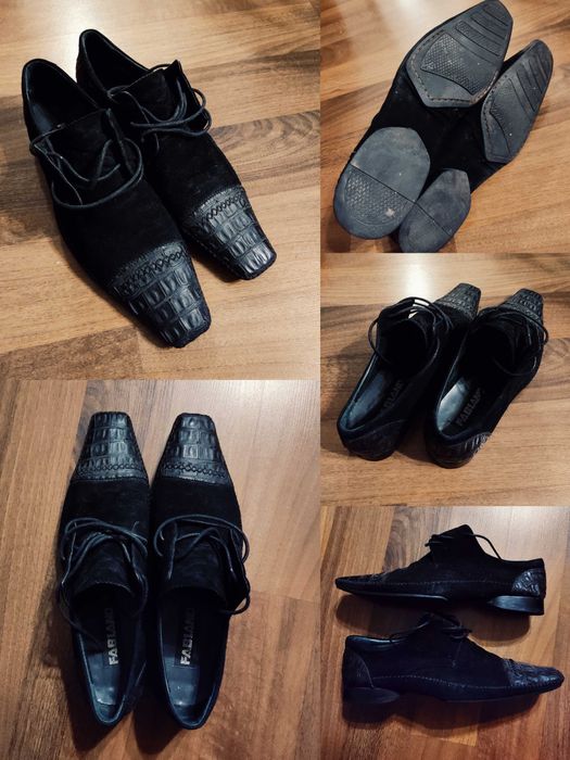 pantofi 43 piele naturala kenzo, pantofi de dans piele intoarsa