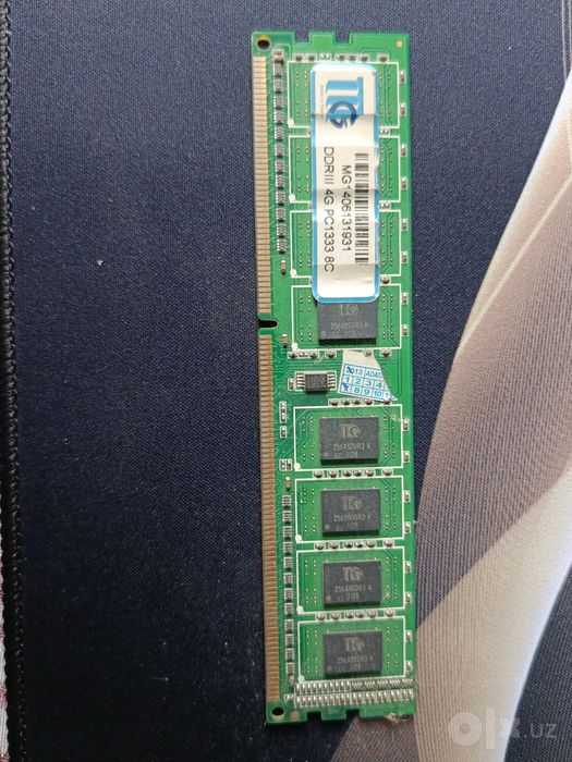 Kampyuterga DDR 3 4GB lik ram tezkor hotira Kompyuter (PK) uchun DDR3