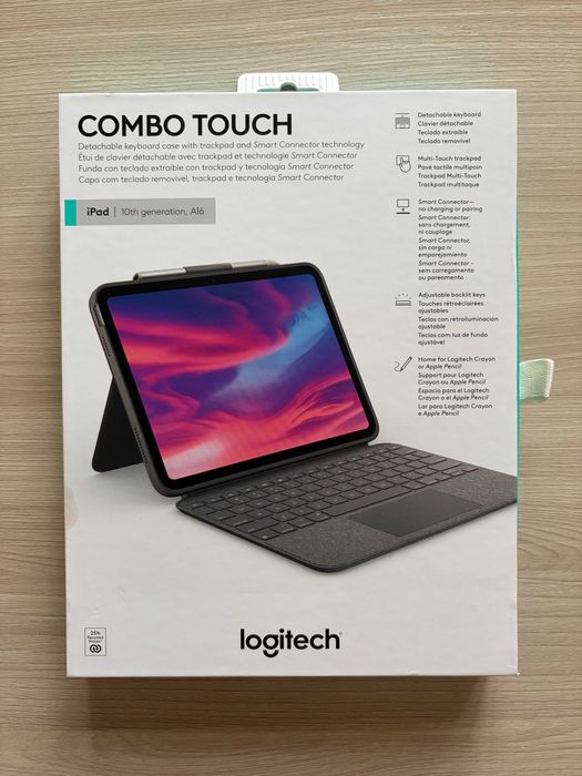 Чехол-клавиатура Logitech Combo Touch для iPad Air 11"