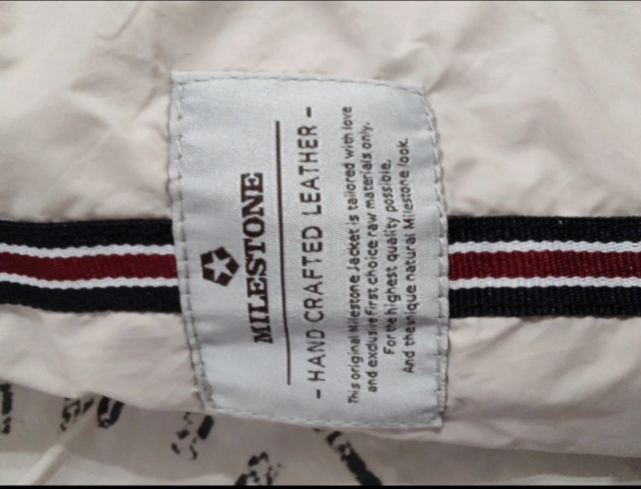 Geaca piele naturala Milestone