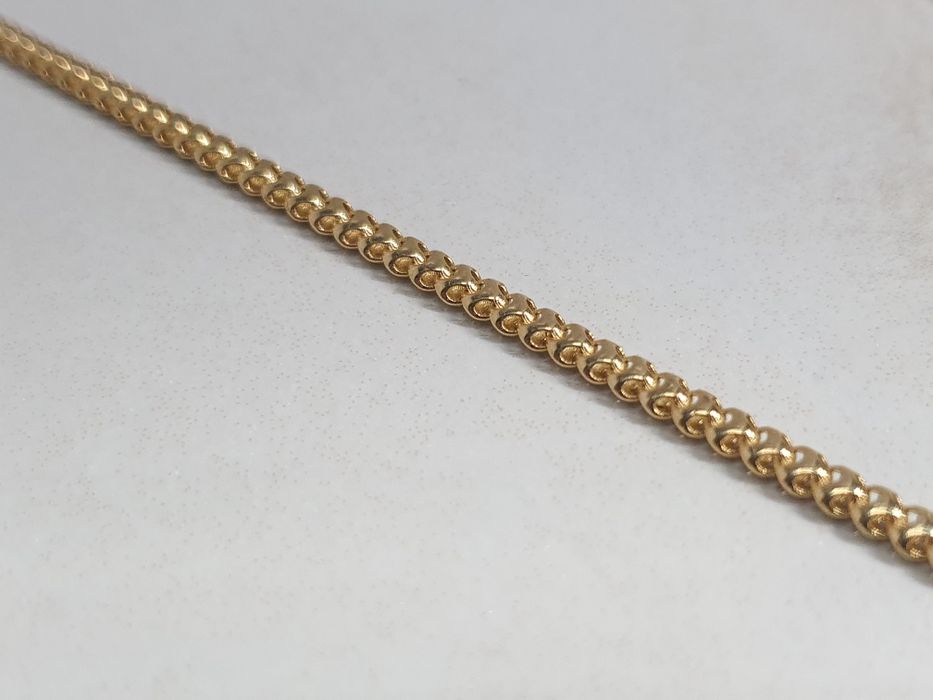 Brățară elegantă din aur galben de 14K – lungime 20 cm, gramaj 2,88 g