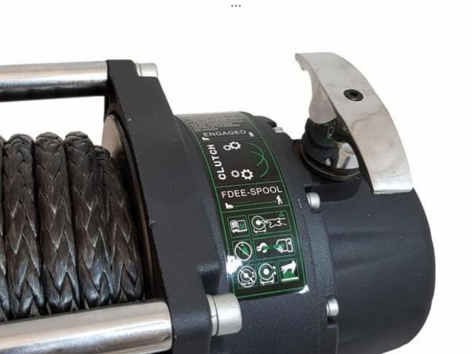 Troliu Kangaroo / PowerWinch K 9500 SR sintetic Speed-rapid Off Road