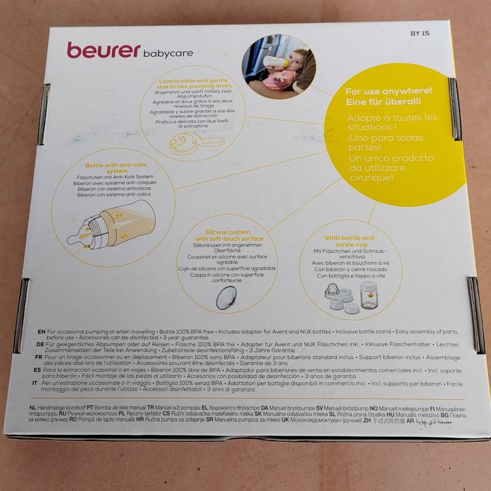 Pompă de sân, BEURER BY15, manuală