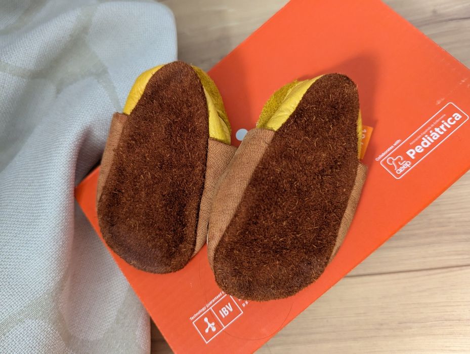 Кожени бебешки буйки 0-6 м OrangenKinder