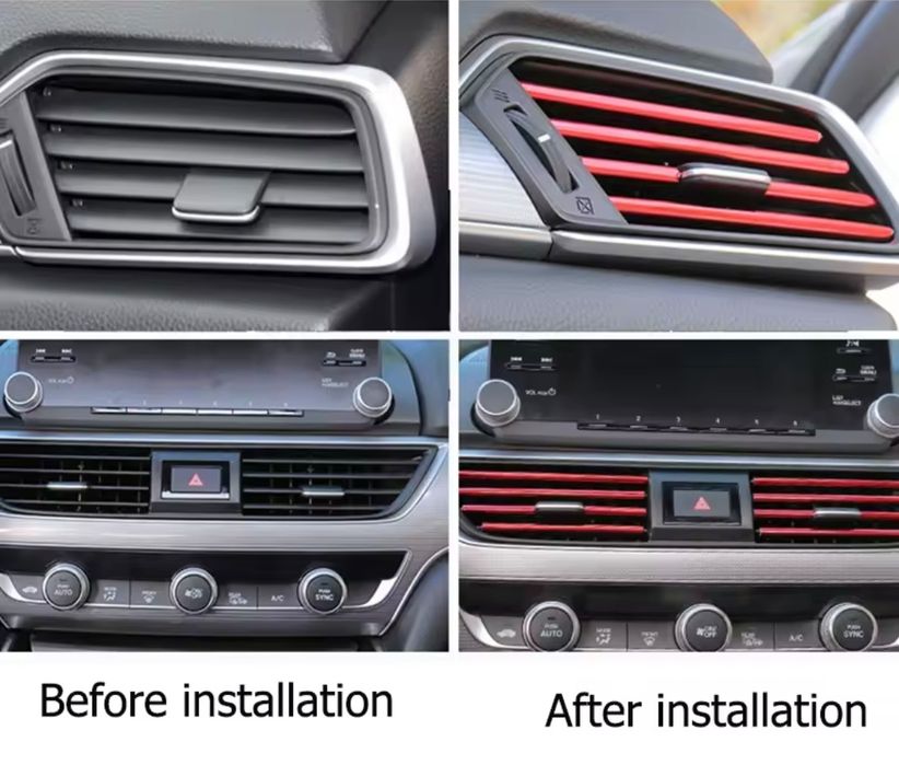 Декоративни лайсни за решетките на парното на колата