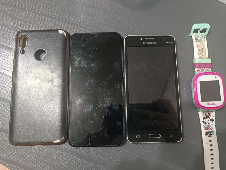 самсунг, оппо и часы. все рабочие