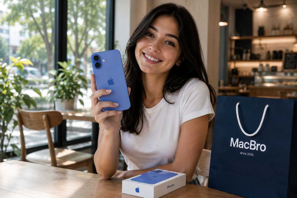 iPhone 16 Plus 128GB Blue (рассрочка 3–12 ой)
