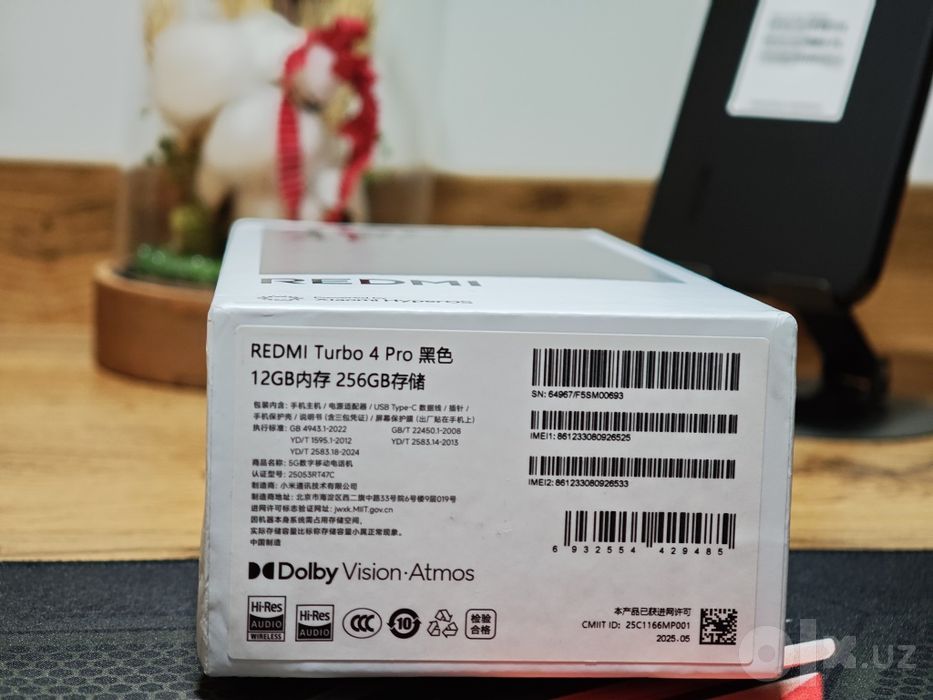 Redmi turbo 4 pro 256/12