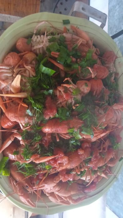 Раки ( варенные вкусно )