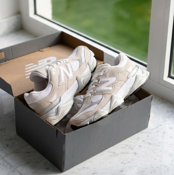 Adidasi New Balance 9060 Alb Premium